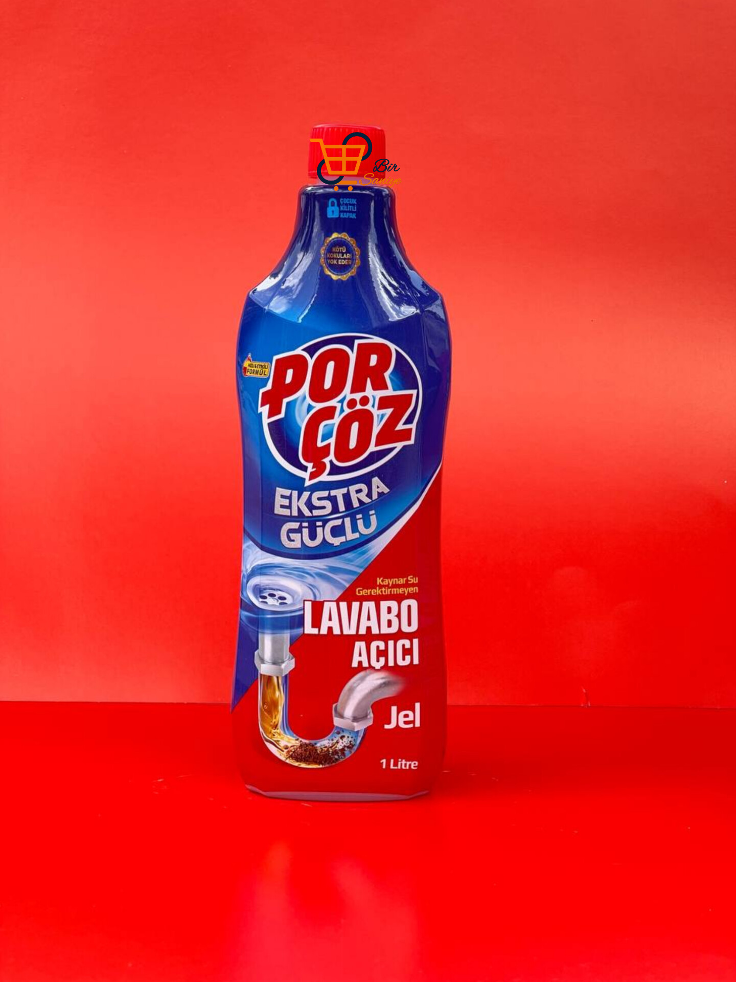 ژل بازکننده لوله فاضلاب مدل Por Çöz Ekstra Güçlü Lavabo Açıcı Jel